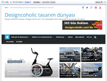 Tablet Screenshot of designcoholic.com